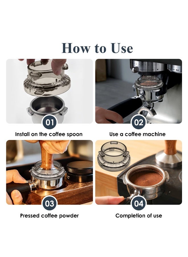 54mm Dosing Funnel for Sage Coffee Machines, Espresso Dosing Ring, Food Grade Coffee Accessory for Barista, Leak Proof, Prevents Coffee Grounds Spill, Durable, Easy to Clean - Image 3